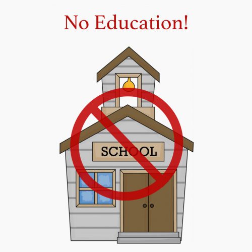 No education image